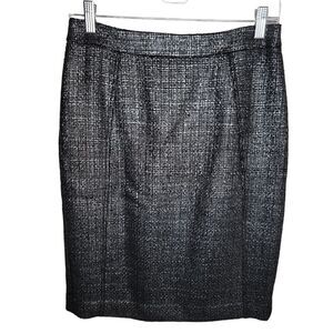 Halogen Mettalic tweed pencil skirt size 4